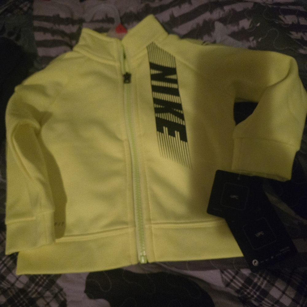 Nike Neon Yellow Jacket with Black Logo